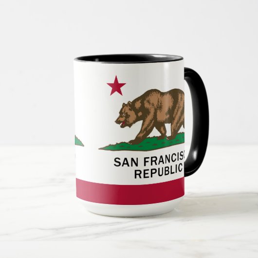 San Francisco Republic 15oz Mok (Voorkant rechts)