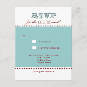 San Francisco Responskaart: Cherry Cloud RSVP Kaartje