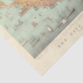 San Francisco Restored Map, 1878 ontkoppeling Tissuepapier (Detail)