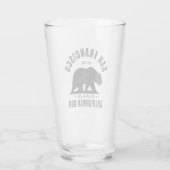 San Francisco Retro California Travel Glas (Achterkant)