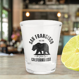 San Francisco Retro California Travel Shot Glas