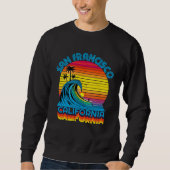 San Francisco Retro Throwback Surf & Beach Souveni Trui (Voorkant)