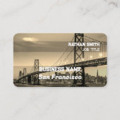 San Francisco Retro Visitekaartje (Voorkant)