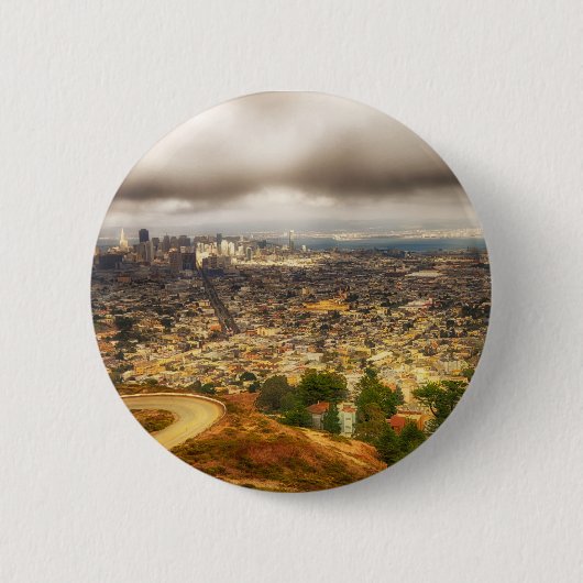 San Francisco Ronde Button 5,7 Cm (Voorkant)