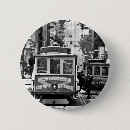 SAN FRANCISCO RONDE BUTTON 5,7 CM (Voorkant)