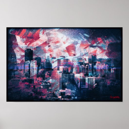  san francisco rusty landschap darkside poster (Voorkant)