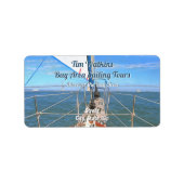 San Francisco Sailing 0869 Adres Etiket (Voorkant)