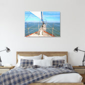 San Francisco Sailing 0869 Art Canvas Afdruk (Insitu (Slaapkamer))