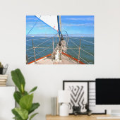 San Francisco Sailing 0869 Art Print (Thuiskantoor)