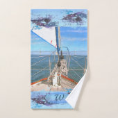 San Francisco Sailing 0869 Bad Handdoek (Handdoek)