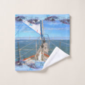 San Francisco Sailing 0869 Bad Handdoek (Wasdoekje)