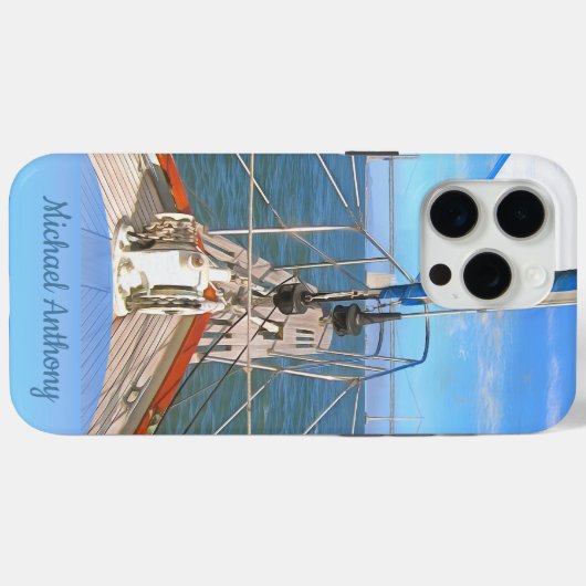 San Francisco Sailing 0869 Case-Mate iPhone Case (Achterkant (horizontaal))