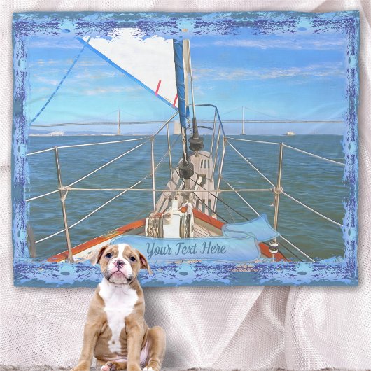 San Francisco Sailing 0869 Fleece Deken