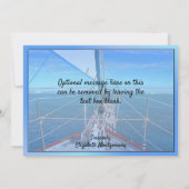 San Francisco Sailing Dank je wel 0869 Bedankkaart (Achterkant)