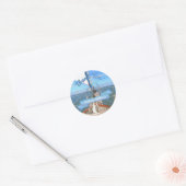 San Francisco Sailing Dank je wel 0869 Ronde Sticker (Envelop)