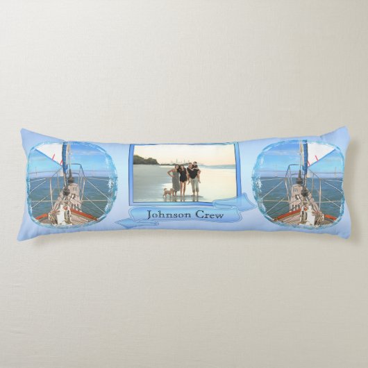 San Francisco Sailing Family Crew 869 Lichaamskussen (Voorkant)