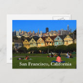 San Francisco schilderde dames #1 Briefkaart (Voorkant / Achterkant)