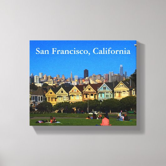 San Francisco schilderde dames #1 Canvas print (Voorkant)