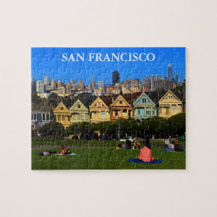 San Francisco schilderde dames #1 Jigzaag Puzzle Legpuzzel