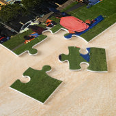 San Francisco schilderde dames #1 Jigzaag Puzzle Legpuzzel (Zijkant)