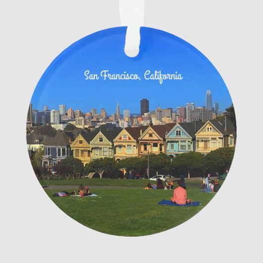 San Francisco schilderde dames #1 Ornament (achterkant)