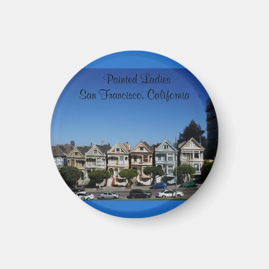 San Francisco schilderde dames #3 Magnet (Voorkant)