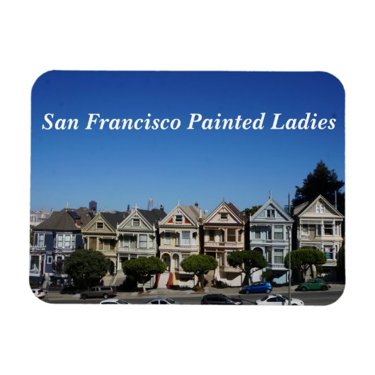 San Francisco schilderde dames #3 Magnet Magneet (Horizontaal)