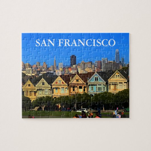 San Francisco schreef dames #1-2 Jigzaag Puzzle Legpuzzel (Horizontaal)
