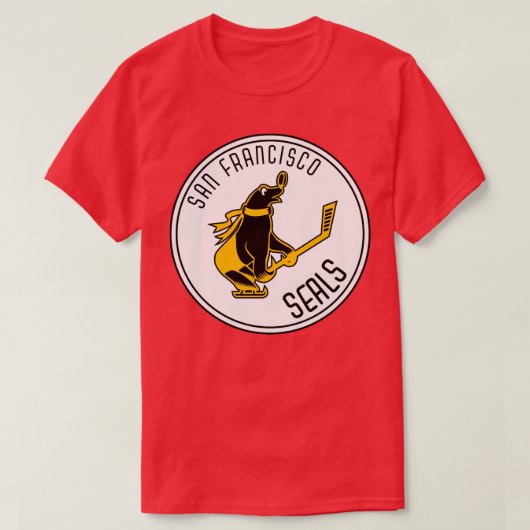  San Francisco Seals Hockey 1965 T-shirt (Design voorkant)