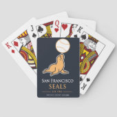 San Francisco Seals speelkaarten (Achterkant)