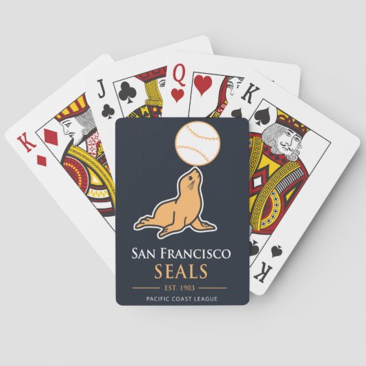 San Francisco Seals speelkaarten (Achterkant)