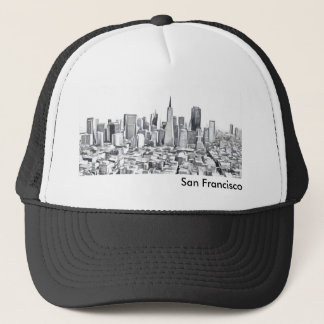 San Francisco SF Citiscape Trucker Pet