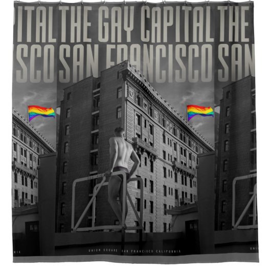  San Francisco Shower Curtain Douchegordijn (Voorkant)