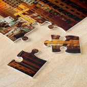 San Francisco Silhouet. Kerstgroeten Legpuzzel (Zijkant)