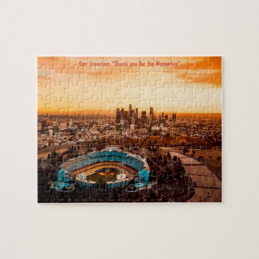 San Francisco Silhouet. Legpuzzel (Horizontaal)