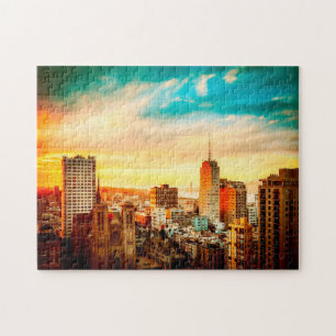 San Francisco Silhouet. Legpuzzel