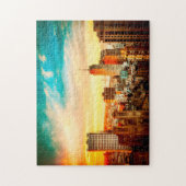 San Francisco Silhouet. Legpuzzel (Verticaal)