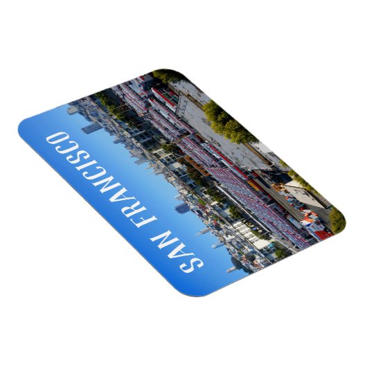 San Francisco Skyline #10 Magnet Magneet (Rechterzijde)