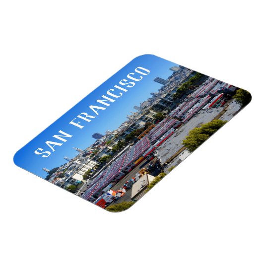 San Francisco Skyline #10 Magnet Magneet (Linkerzijde)
