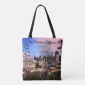 San Francisco Skyline #12 All Over Print Canvas ta Tote Bag (Achterkant)
