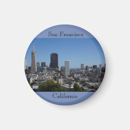 San Francisco Skyline #1 Magnet (Voorkant)