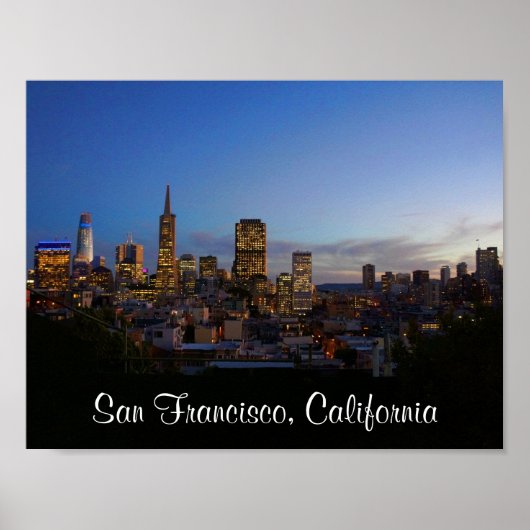 San Francisco Skyline #3 Poster (Voorkant)