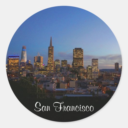 San Francisco Skyline #3 Stickers (Voorkant)
