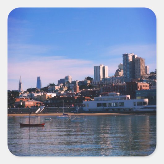 San Francisco Skyline #6 Stickers (Voorkant)