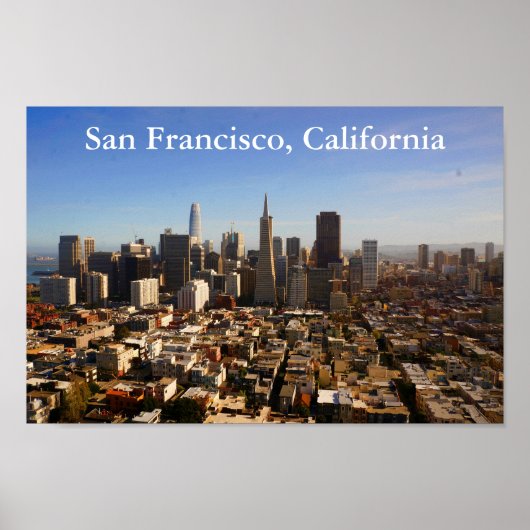 San Francisco Skyline #8 Poster (Voorkant)