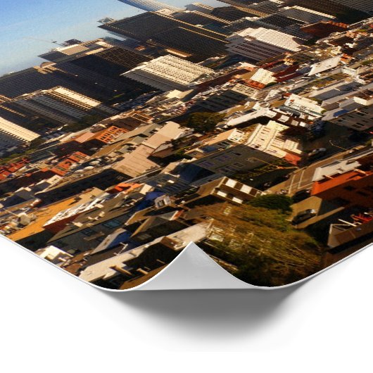 San Francisco Skyline #8 Poster (Hoek)