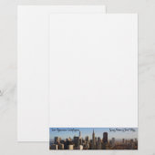 San Francisco Skyline #8 Stationery Briefpapier (Voorkant / Achterkant)