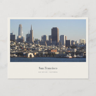 San Francisco Skyline aan de overkant van de baai Briefkaart