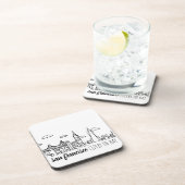 San Francisco Skyline Bier Onderzetter (Rechterzijde)