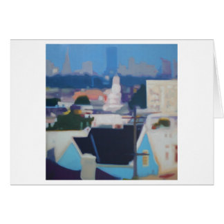 San Francisco Skyline (blauw)